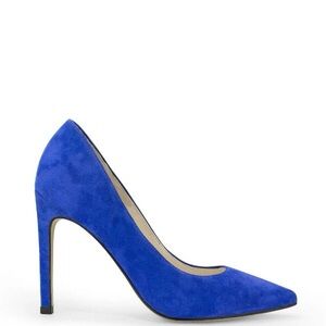 Nine West Royal Blue Suede Heels